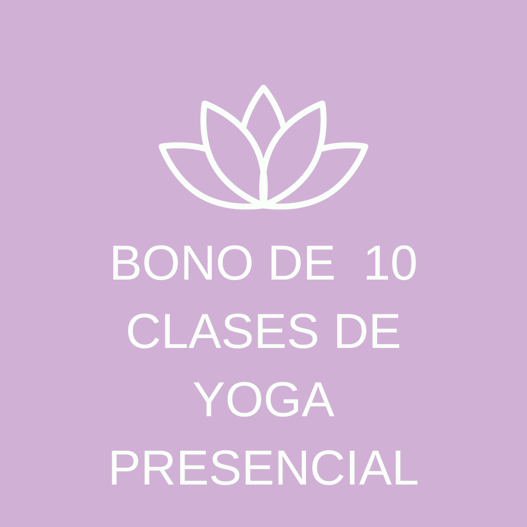 Bono 10 clases yoga presencial